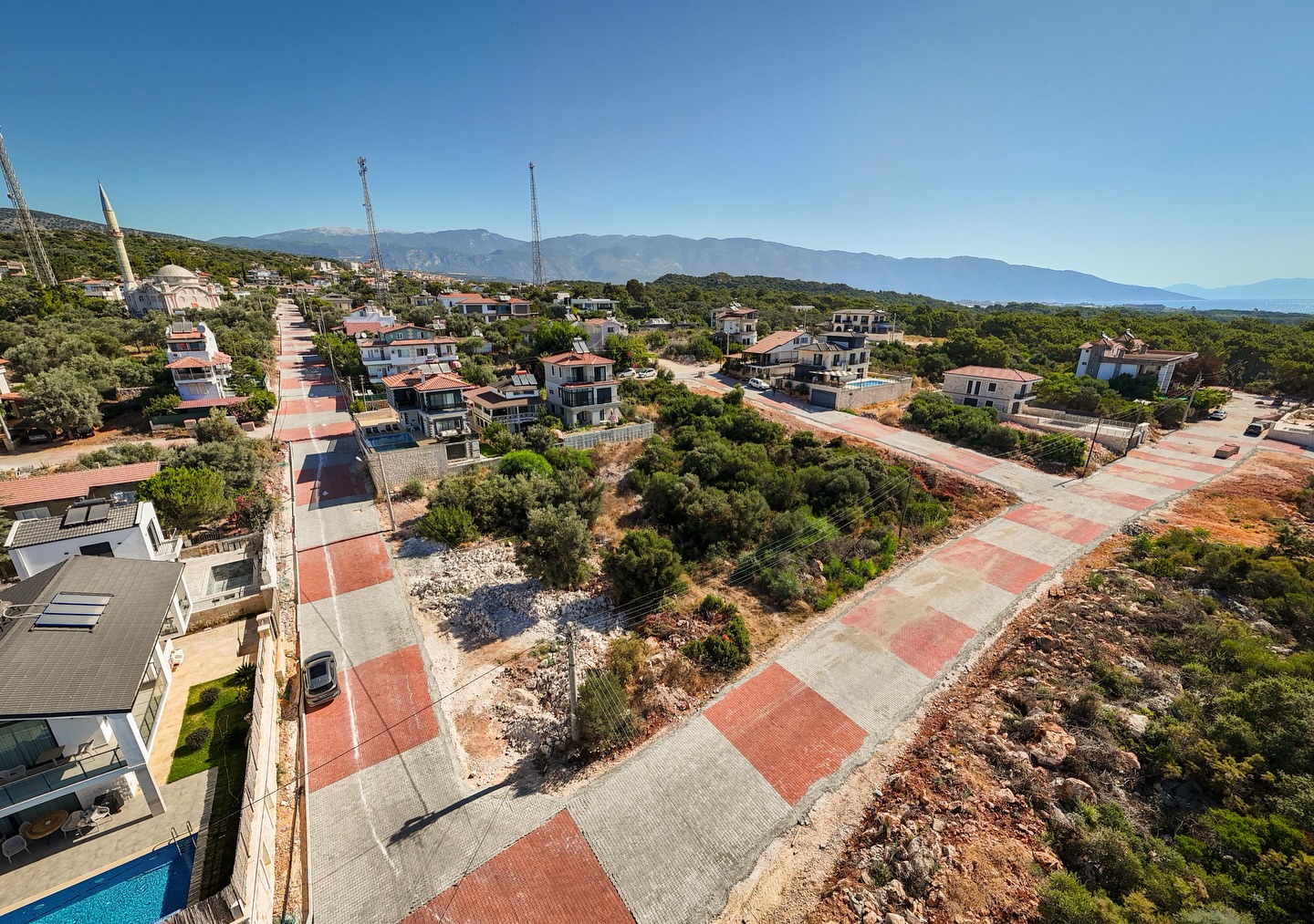 Büyükkum Mahallesi Kumdağı Mevkii Kilitli Parke Çalışması